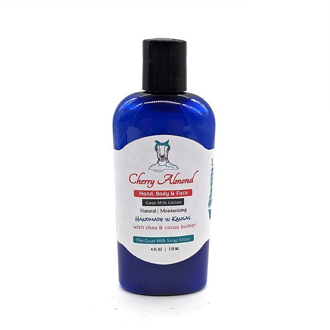 Cherry Almond Goat Milk Lotion - The Goat Milk Soap Store